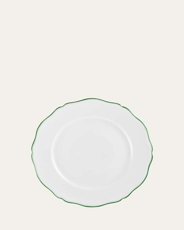 Touraine Double Filet Green Buffet Plate
